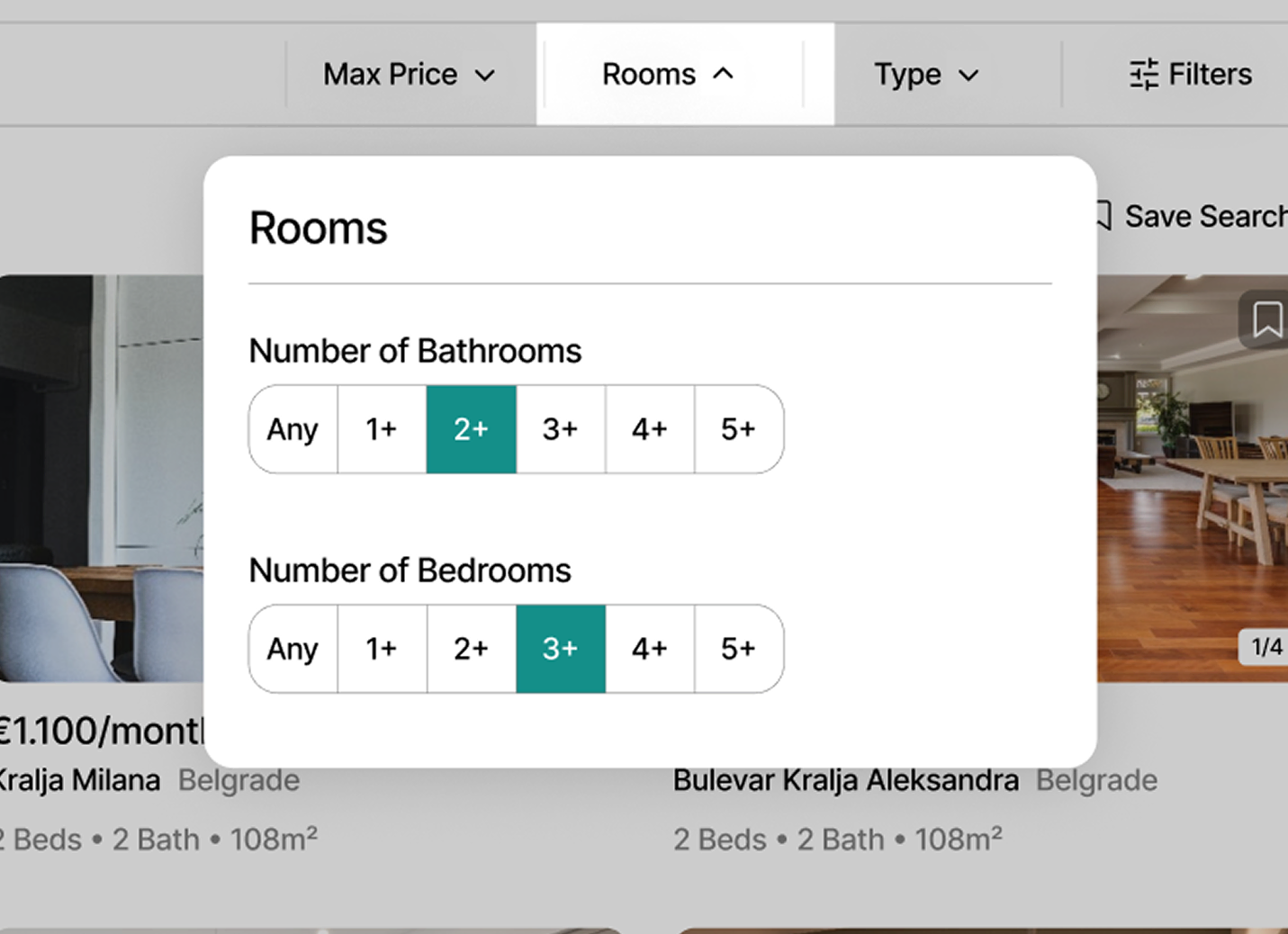 Search filters