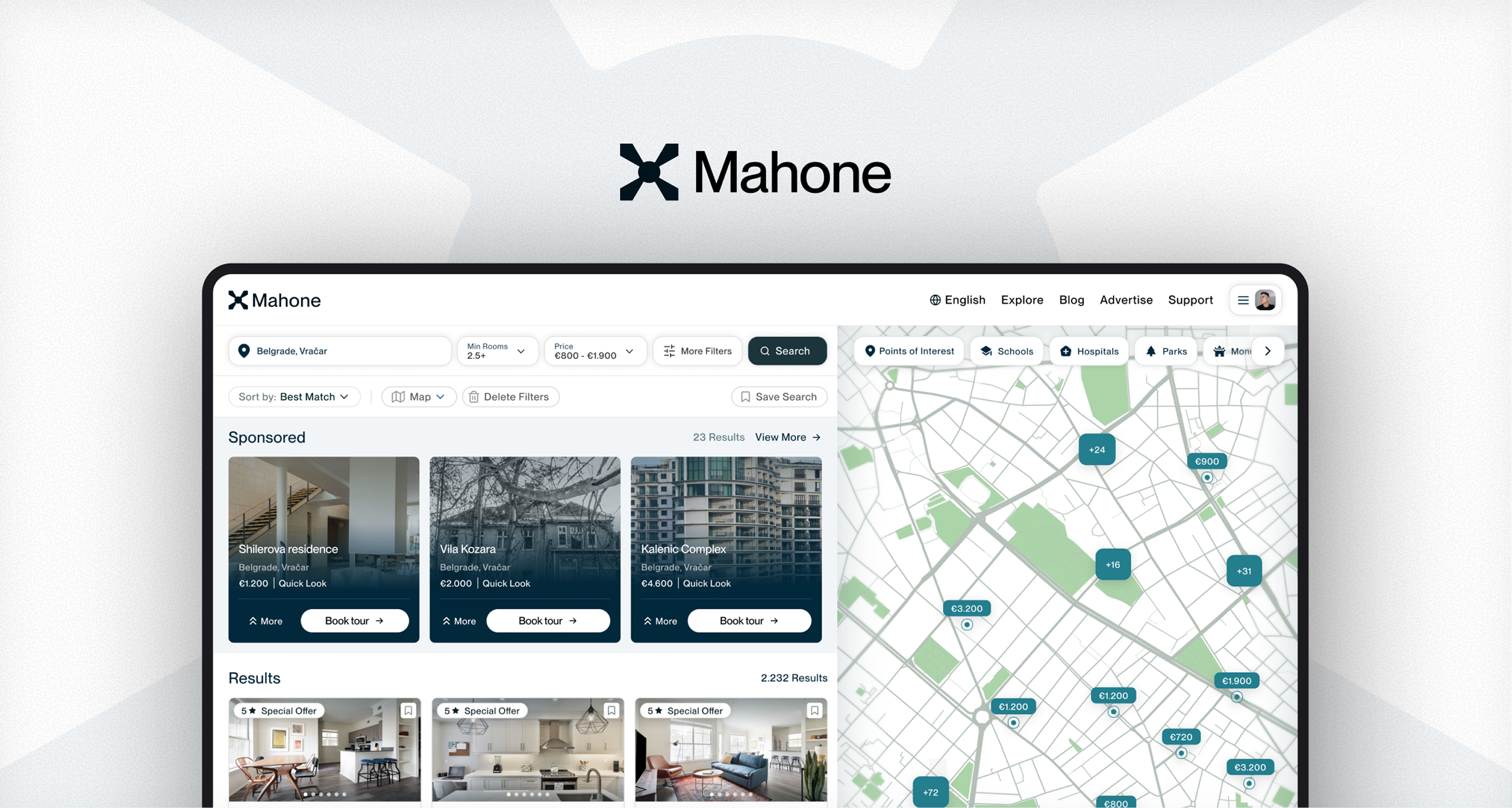 Mahone rental marketplace project